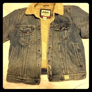 Vintage Abercrombie & Fitch Lined Denim Jacket